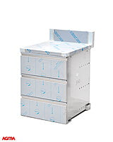 N031 - Modulo cassettiera 3 cassetti, dim. 600x660x760mm N031 - Modulo cassettiera 3 cassetti, dim. 600x660x760mm