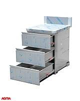 N031 - Modulo cassettiera 3 cassetti, dim. 600x660x760mm N031 - Modulo cassettiera 3 cassetti, dim. 600x660x760mm