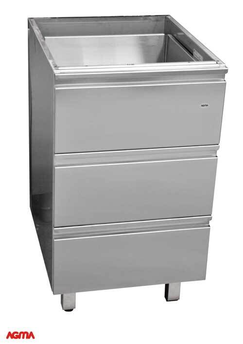 N041 - Modulo 3 cassetti, dim. 500x580x860mm N041 - Modulo 3 cassetti, dim. 500x580x860mm