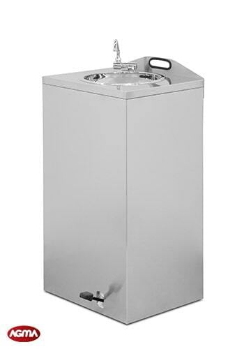 N001 - Lavamani trasportabile con rubinetto a pedale, dim. 500x400x900mm N001 - Lavamani trasportabile con rubinetto a pedale, dim. 500x400x900mm