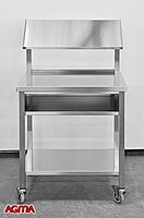 N013 - Scrivimpiedi inox dim. 800x600x1100mm N013 - Scrivimpiedi inox dim. 800x600x1100mm