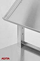 N013 - Scrivimpiedi inox dim. 800x600x1100mm N013 - Scrivimpiedi inox dim. 800x600x1100mm