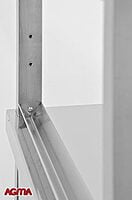 N013 - Scrivimpiedi inox dim. 800x600x1100mm N013 - Scrivimpiedi inox dim. 800x600x1100mm