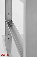 N013 - Scrivimpiedi inox dim. 800x600x1100mm N013 - Scrivimpiedi inox dim. 800x600x1100mm