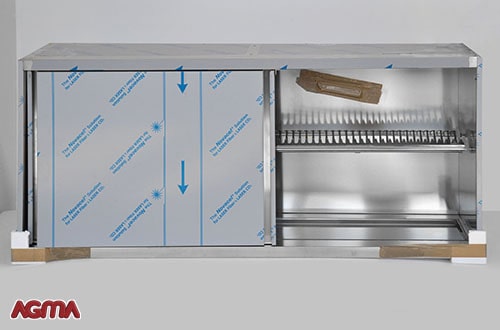 N015 - pensile scolapiatti dim. 1600x380x740mm N015 - pensile scolapiatti dim. 1600x380x740mm