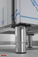 N018 - Lavello inox dim. 600x600x910mm N018 - Lavello inox dim. 600x600x910mm