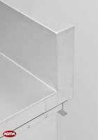 135 - Banco da incasso 1000x600x840mm, con piano inox 135 - Banco da incasso 1000x600x840mm, con piano inox