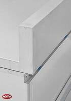 135 - Banco da incasso 1000x600x840mm, con piano inox 135 - Banco da incasso 1000x600x840mm, con piano inox