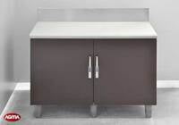 136 - Banco da incasso 1200x700x840mm, piano polietilene 136 - Banco da incasso 1200x700x840mm, piano polietilene