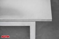 148 - Scrivania inox con struttura saldata, dimensioni varie 148 - Scrivania inox con struttura saldata, dimensioni varie