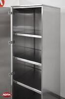 208 Armadio acciaio inox L=600mm porte battenti