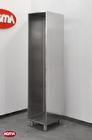 212 - Colonna acciaio inox 450x560x2200mm, aperta