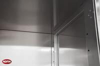 212 - Colonna acciaio inox 450x560x2200mm, aperta