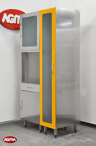 237 Armadio acciaio inox L=1000mm porte battenti 237 Armadio acciaio inox L=1000mm porte battenti