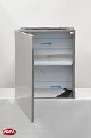 319 - Pensile armadiato acciaio inox 600x380x720mm da incasso, 1 ripiano 319 - Pensile armadiato acciaio inox 600x380x720mm da incasso, 1 ripiano