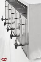 325 - Pensile aperto acciaio inox 1100x400x600mm con bagne e supporti 325 - Pensile aperto acciaio inox 1100x400x600mm con bagne e supporti