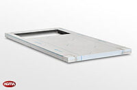 551 - Piano acciao inox su gambe, liscio 1200x600x910 551 - Piano acciao inox su gambe, liscio 1200x600x910