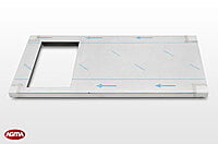 551 - Piano acciao inox su gambe, liscio 1200x600x910 551 - Piano acciao inox su gambe, liscio 1200x600x910
